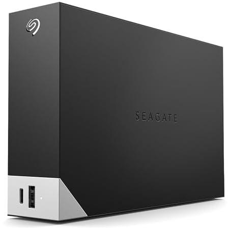 Seagate One Touch Hub, 8 TB, External Hard Drive Desktop, USB-C, USB 3.0, for PC, Laptop and Mac, 4 Months Adobe Creative Cloud Photography plan (STLC8000400)