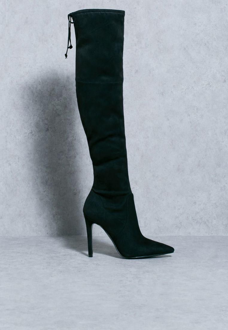 Pointy Toe Knee Boots