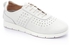 Darkwood Genuine Leather Lace Up Sneaker - White