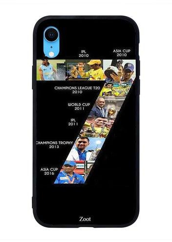 Skin Case Cover -for Apple iPhone XR No 7 MS Dhoni No 7 MS Dhoni