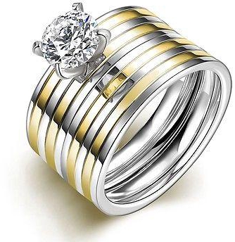 Paris Wedding Ring Set