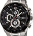 Casio Men's Black Dial Stainless Steel Band Watch - EFR-539D-1A