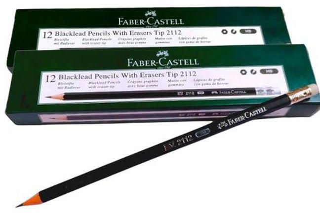 Faber Castel HB Pencil - Eraser Pen - 2 Packs - 24 Pcs
