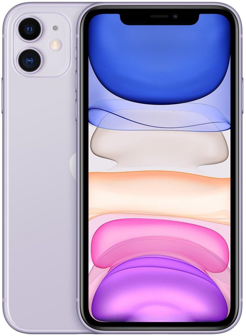 Apple iPhone 11, 4G, 64GB, Purple, New Edition
