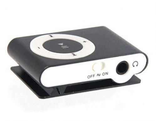 Mini MP3 Portable Digital Player with T-Flash/Micro SD Card Slot with headset Black
