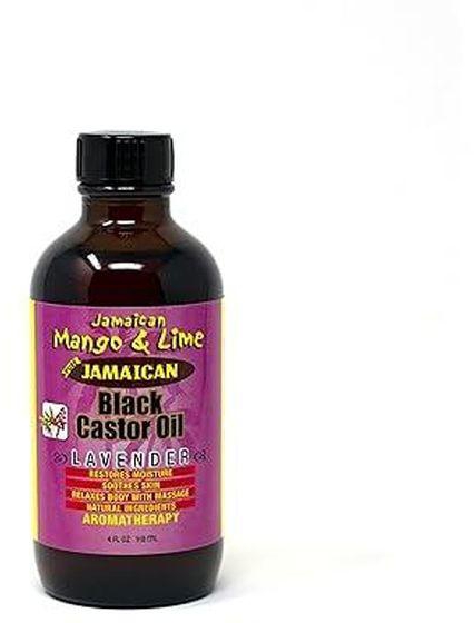Jamaican Mango & Lime Black Castor Oil- Lavender scented