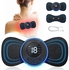 SHOPDART Ems Butterfly Body Massager For Shoulder, Arms, Legs & Back Pain For Men & Women With 8 Modes & 19 Strength Levels Rechargeable Machine