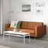 LANDSKRONA 3-seat sofa - Grann/Bomstad golden-brown/wood