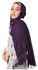 طقم سكارف للنساء من لو فوال مصنوع من شيفون كريب، مجموعة مكونة من 3 قطع من الحجاب بنمط بيسيك مقاس 200 × 70 سم - متعدد الالوان, متعدد الألوان, Large
