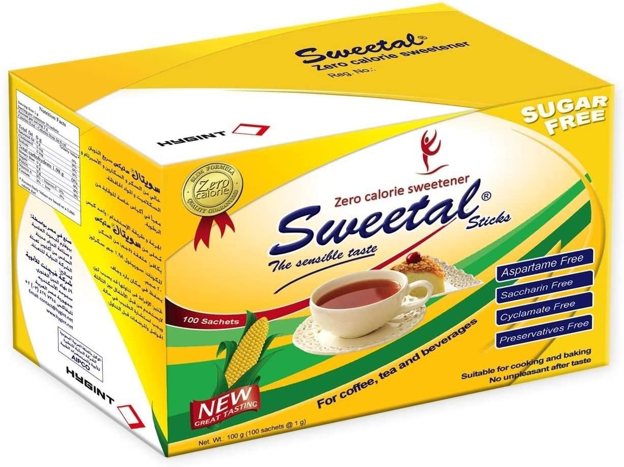 Sweetal Diet Sugar- 1 gram - 100 Sachets