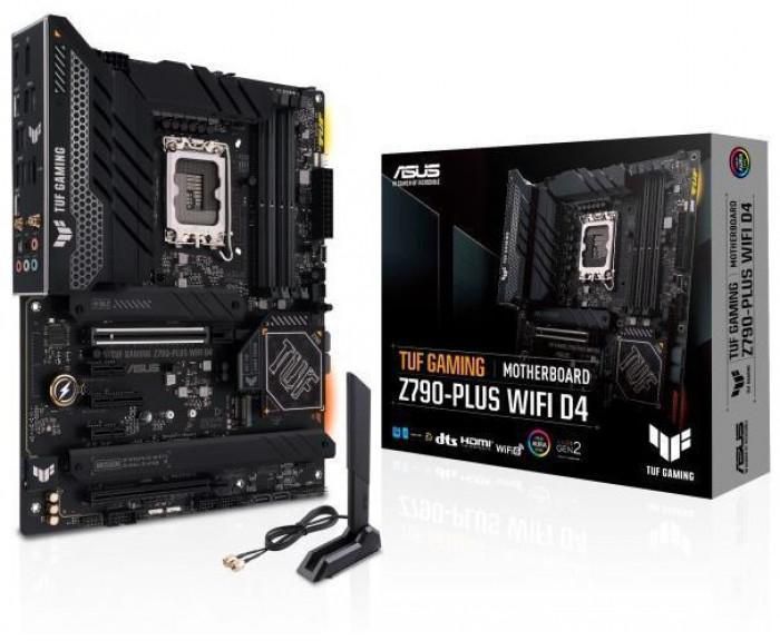 ASUS | Motherboard | TUF Gaming Z790-Plus Wi-Fi D4 Intel LGA 1700 ATX | 90MB1CR0-M0EAY0