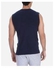 SL Apparel Bundle Of 3 V-Neck Sleeveless Undershirt - Navy Blue
