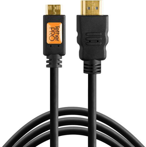 Tether Tools TetherPro High-Speed Mini-HDMI to HDMI Cable with Ethernet (6′)