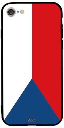 Thermoplastic Polyurethane Skin Case Cover -for Apple iPhone 7 Czech Republic Flag Czech Republic Flag
