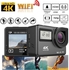 2.0'' LCD Dual Screen 170°4K HD WiFi Sports DV Action Camera With Remote Control