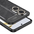 لهاتف Huawei Nova 10 SE ، جراب ليتشي من ألياف الكربون - مضاد للصدمات - أسود