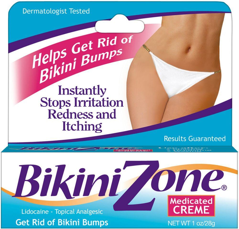 Bikini Zone Medicated Creme For Bikini Area, 2 oz.