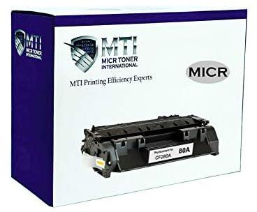 MICR Toner International Magnetic Ink Cartridge Replacement for HP 80A CF280A LaserJet Pro 400 Printers
