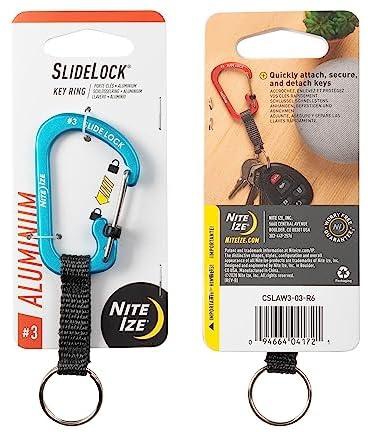 Nite Ize SlideLock Key Ring - Aluminum SlideLock Key Ring