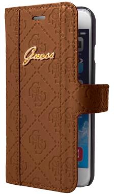 Guess Scarlett Leather Booktype for Apple iPhone 6 Brown