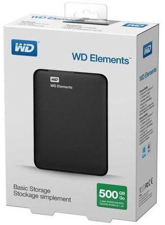 WD Western Digital WD Elements 500GB External HardDisk Drive USB 3.0