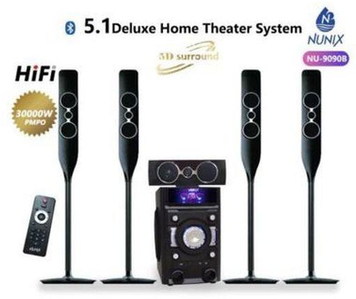 Nunix Solid Extra Bass Home Theater System With LED Display