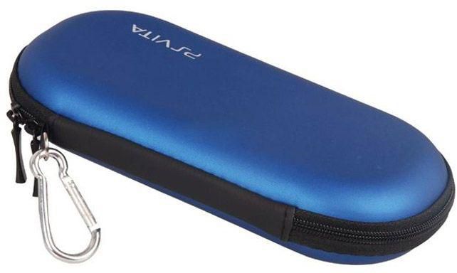 For Sony PS Vita PCH-2003, PCH-2006, PCH-2016 - Coverking Airfoam Hard Cover Travel Case - Blue