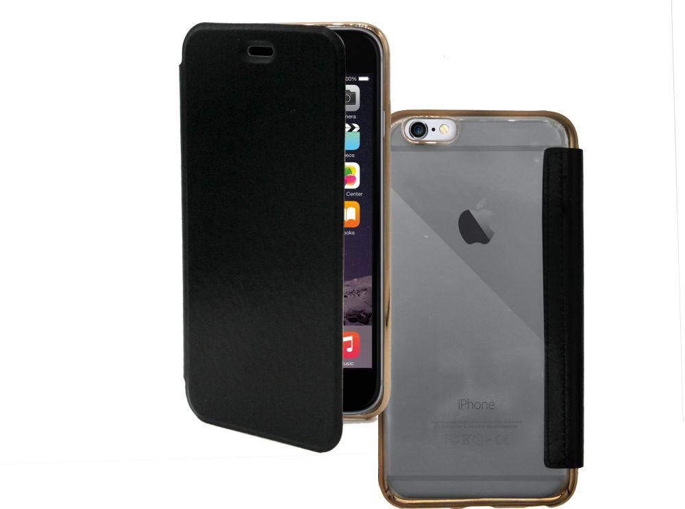 Margoun Apple iPhone 6 / 6S Premium Flip case cover (Black)