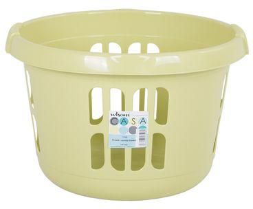 Wham Casa Round Laundry Basket Soft Lime