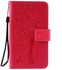 Sony Xperia E4 Case,Premium PU Leather Flip Wallet Case Cover