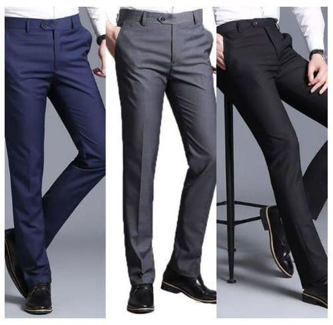 3-In-1 Men's Corporate Plain SUIT Trousers