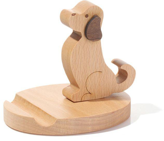 Wooden Universal Mini Smart Phone Table Desk Mount Stand