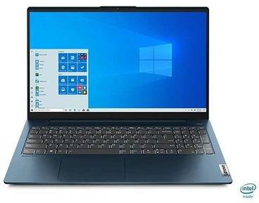 Ideapad 5 Slim Laptop With 15.6-Inch Touchscreen Full HD Display, 11th Gen Core i7-1165G7 Processor/12GB RAM/512GB SSD/Intel Iris XE Graphics/Windows 10 /International Version English Blue