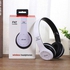 P47 Wireless Headphones, Bluetooth Over Ear Foldable Headset With Microphone Stereo Earphones 3.5mm Audio Support FM Radio TF For PC TV Smart Phones & Tablets White