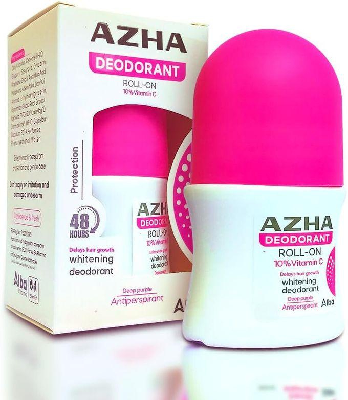 Azha Roll-On Whitening Antiperspirant Deodorant, 60 Ml