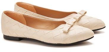 Quilted Bow Ballerinas