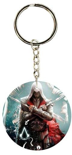 Double Sided Assassin's Creed Printed Keychain