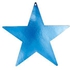Amscan Star Foil Cut-Out 9" 1pc Blue
