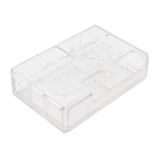 Generic Black/Transparent ABS Case With Fan Hole For Raspberry Pi 3 Model B+ / 3B Transparent