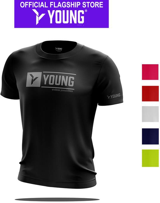 Young Basic Quick Dry Breathable T- Shirt Activewear jersey