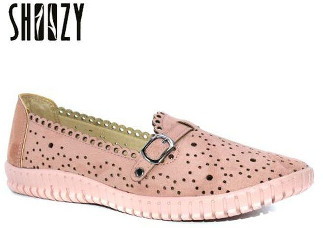 Shoozy Shoozy Casual Slip On Ballerina - Pink