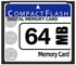 64MB Compact Flash Memory Card for Camera, Advertising Machi