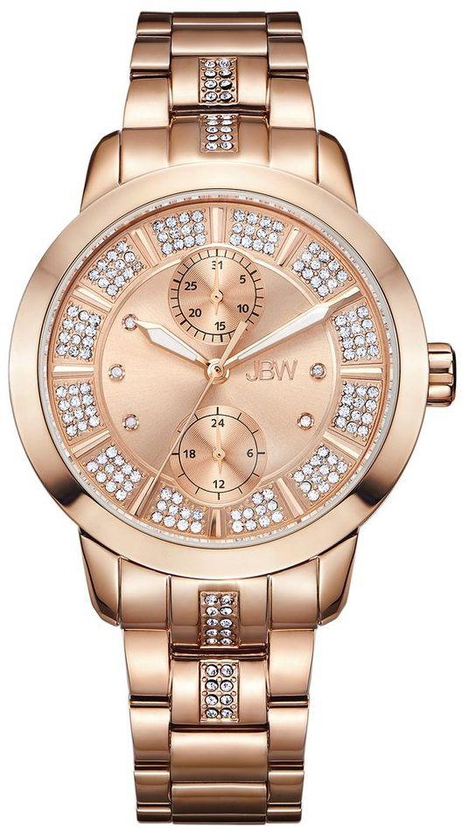 JBW Watch for Women Studded with 6 diamonds , Stainless Steel Band  - J6341E