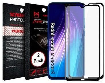 2-Pack Screen Protector Tempered Glass for Xiaomi Redmi Note 8 Clear
