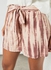 Tie-Dye Shorts Pink