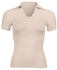 Silvy Carla Polo T-Shirt For Women - Beige, Medium