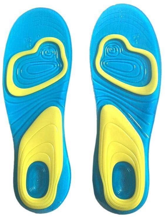 Silicon sports insole Shock Absorption Massage Insole for Women