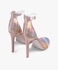 Gold Holographic Daisy Barely There High Heel Sandals
