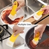 Heat Resistant Kitchen Scraper Silicone Pan Cleaning Tool Flexible Silicone Spatula Kitchen Gadget and Baking Tools for Kitchen Mixing Cleaning, 4pcs