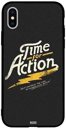 Skin Case Cover -for Apple iPhone X Time -for Action Time For Action